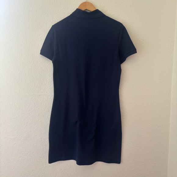 Lacoste women's pique polo mini dress Size Large Euro size 42 - Picture 5 of 9